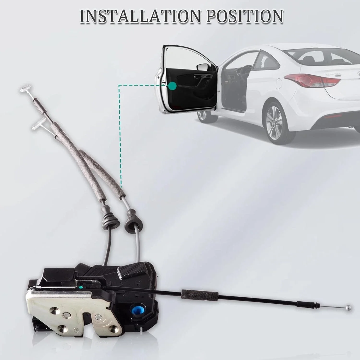For Hyundai Elantra 1.8L 2011 2012 2013 2014 2015 2016 Door Lock Actuator 813103X030 81310-3X030 Front Left Driver Metal Plastic