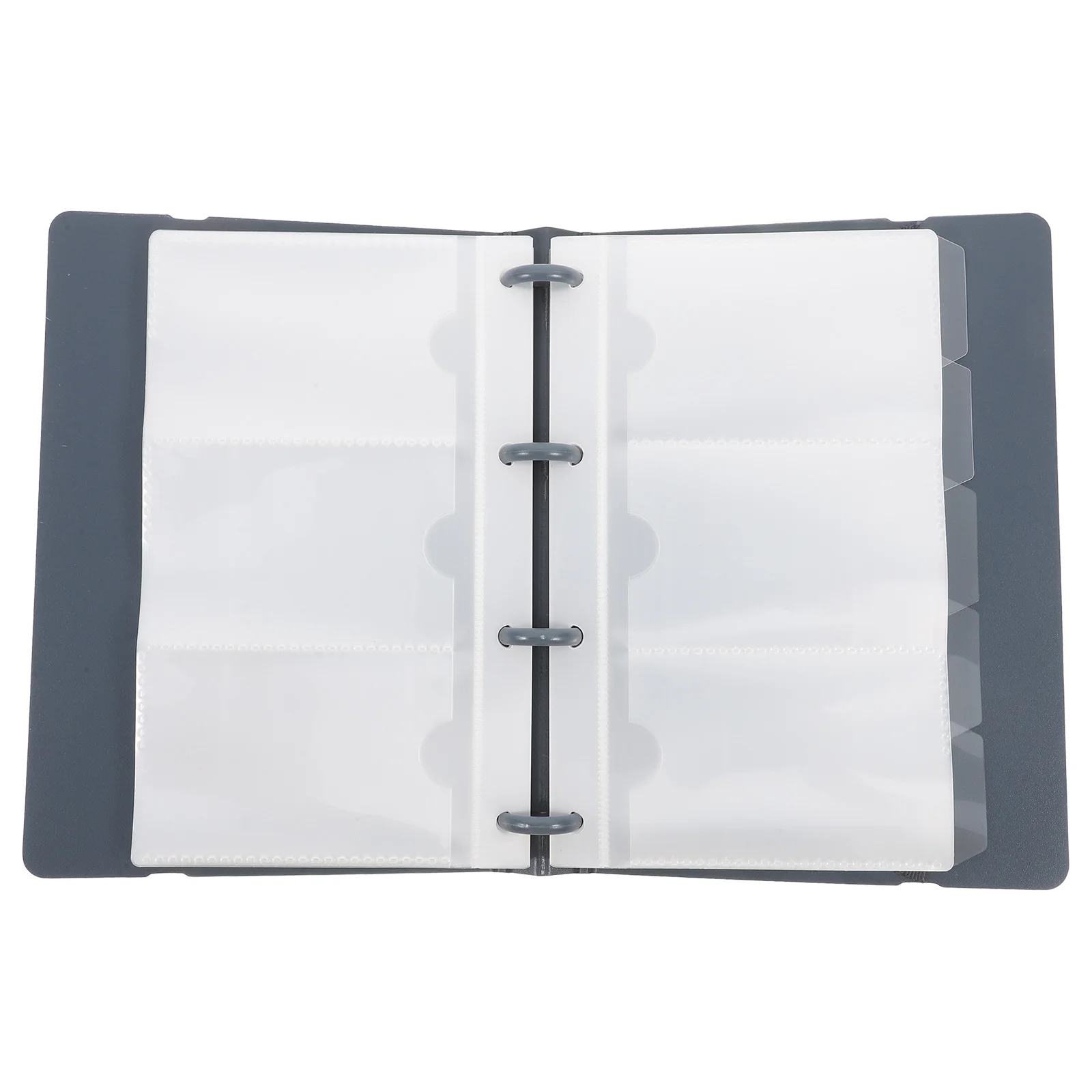 

Business Card Book Small Holder Cards Name Carrier Pp Portable Organizer for Desk
