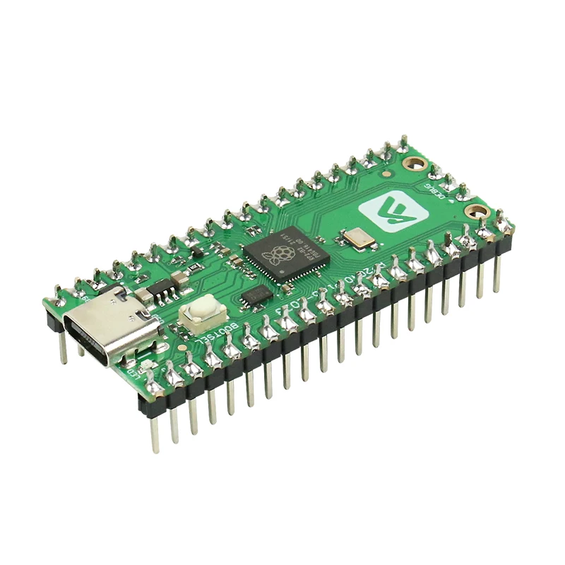 1 unids/piezaCompatible con la placa de desarrollo Raspberry Pi Pico. El RP2040 de doble núcleo de Raspberry Pi PICO admite Python.