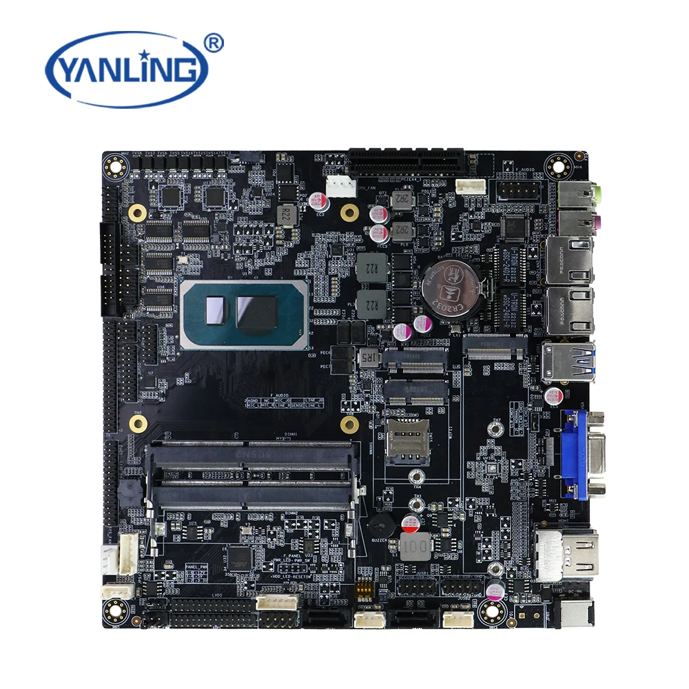 11th Generation Intel Tiger Lake UP3 Series Single Channel DDR4 Memory New Industrial Mini PC Motherboard 170x170mm