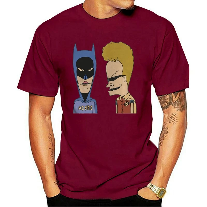 men novelty tshirt BEAVIS AND BUTTHEAD HEROES COSTUME cool  New Funny Men t shirt harajuku oversized graphic