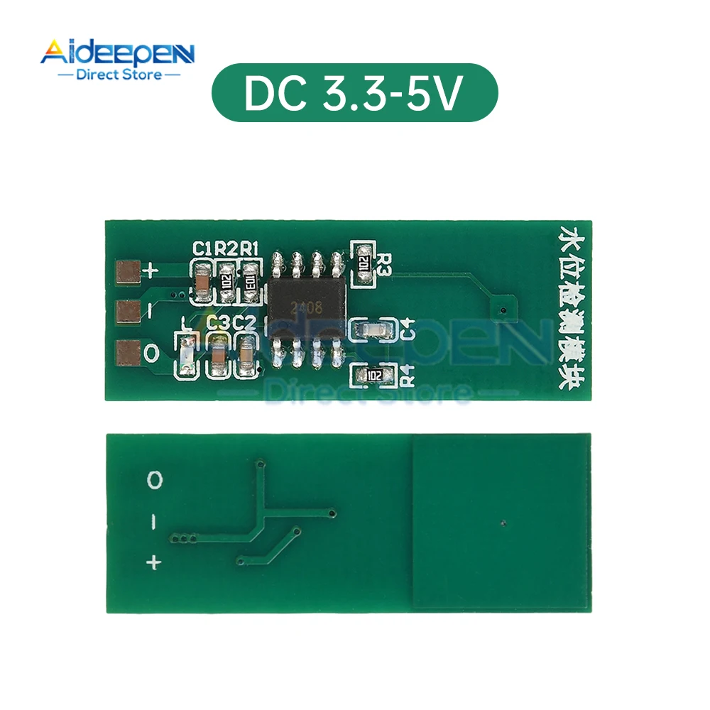 非接触水位検出モジュール,緑色センサー,タッチスイッチ,液体センサー,DC 3.3-5v,DC 3.3-26v