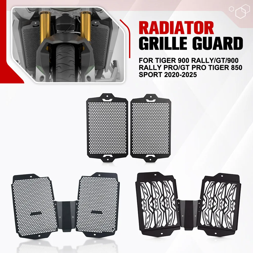 For Tiger 900 Rally/GT/900 Rally Pro/GT Pro Tiger 850 Sport 2020-2025 Motorcycle Radiator Grille Guard Protection Cover Guard