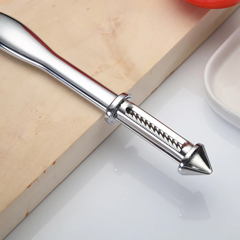 

Zinc Alloy Fruit Peeler Multifunctional Paring Knife Stainless Steel Ergonomic Handle Fast Peel Blue Paring Knife