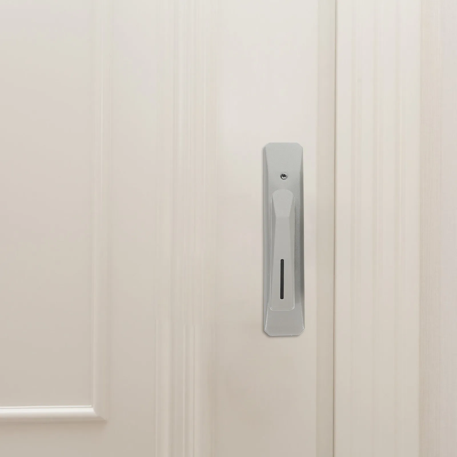 

Bathroom Door Handle Keyless Black Privacy Lever Interior Lock Reversible Square Lock for Bedroom Restroom Security