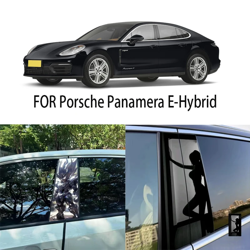 Voor Porsche Panamera E-Hybride Gemodificeerde Raambekleding Middenpijler Sticker