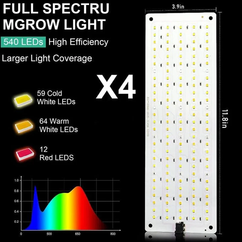 LED Grow Light Indoor Grow Light spettro completo Grow Light Indoor Shelf Light LED Fill Light
