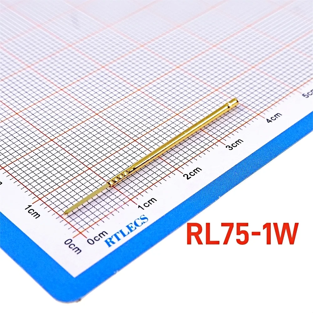 100Pcs Receptacle RL75-1W RL75-4W RL75-2S RL75-3S RL75-4S RL75-4 Connector Socket For Spring Test Probe PL75 Bare PCB Dia 1.32mm