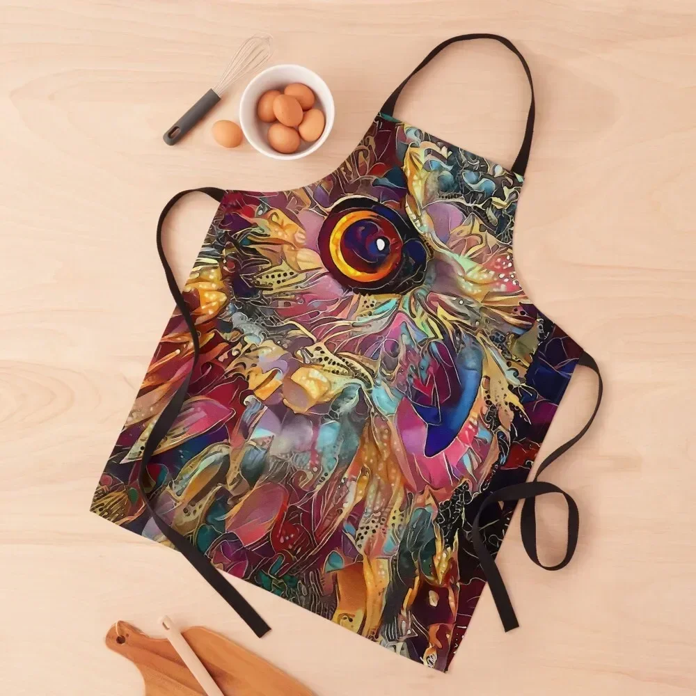 

Duchess, owl, chouette, hibou, owl, lea roche Apron Woman Kitchens for home useful pieces Apron