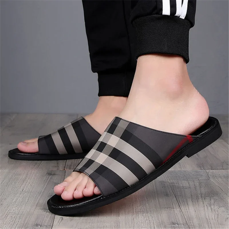 Summer Sandals Slides Shoes Men Man Male Unisex Bathroom Slippers Comfy Slippers Beach Flip Flop Soft Size 38-44