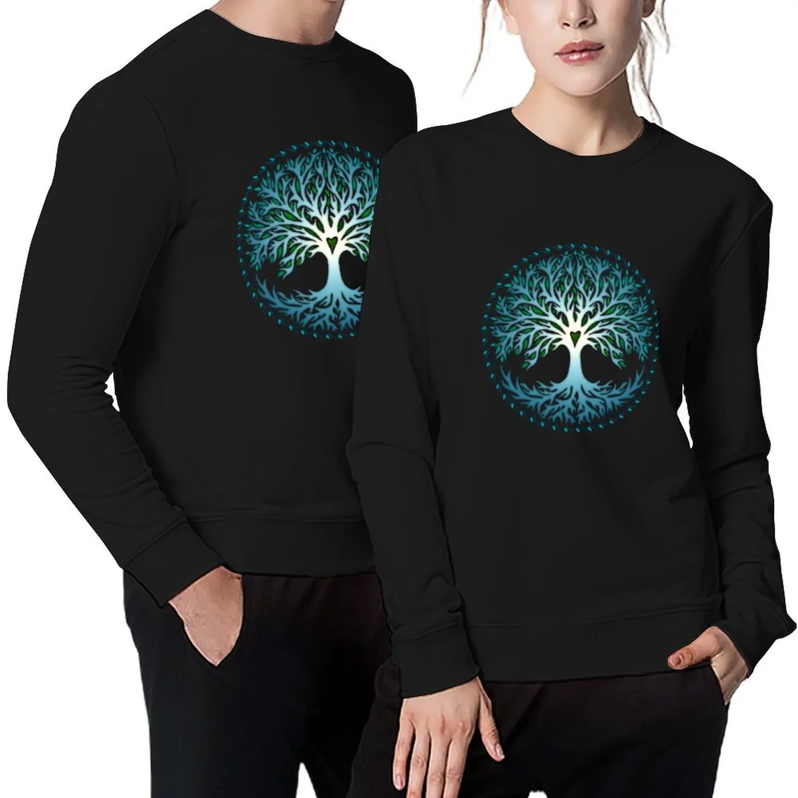 

Yggdrasil, Tree of Life, Celtic Symbol Pullover fashion men autumn clothes tracksuit men hooded sweatshirts