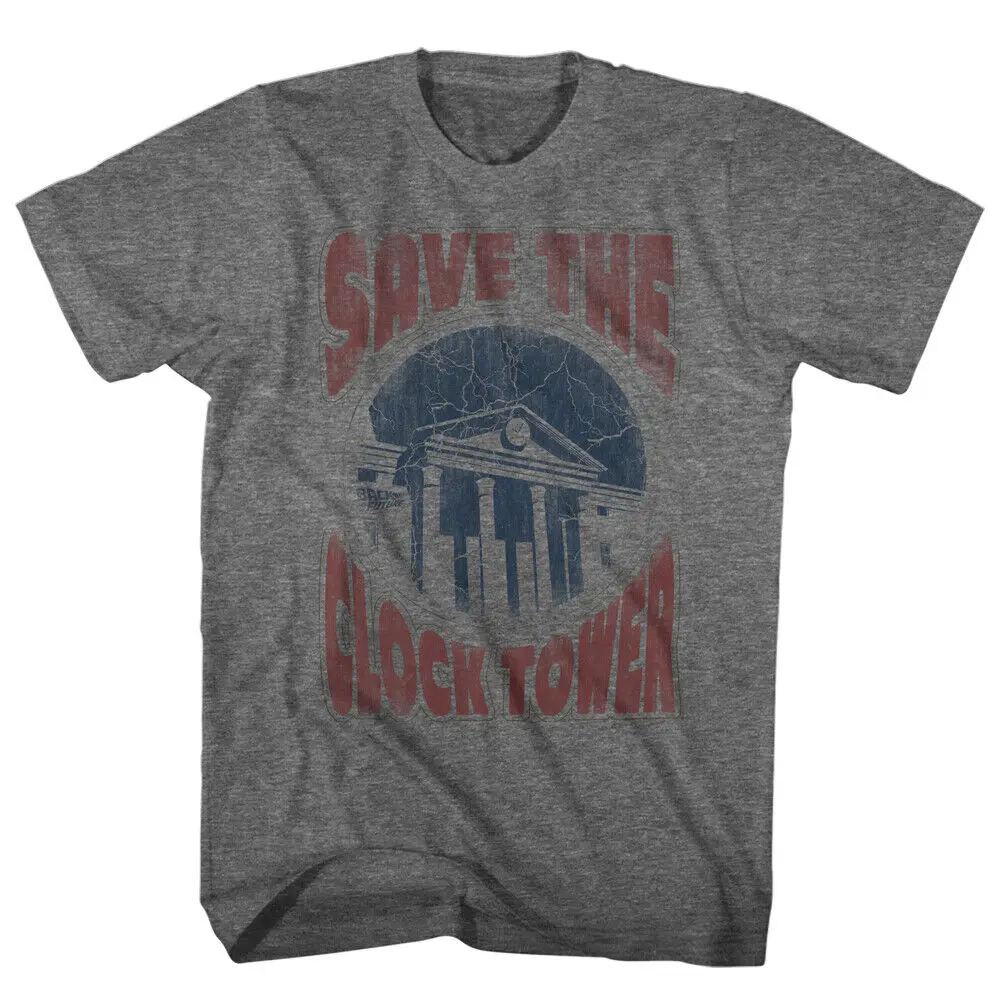 Back To The Future Movie Save Clock Tower Hill Valley Ca Men'S T Shirt