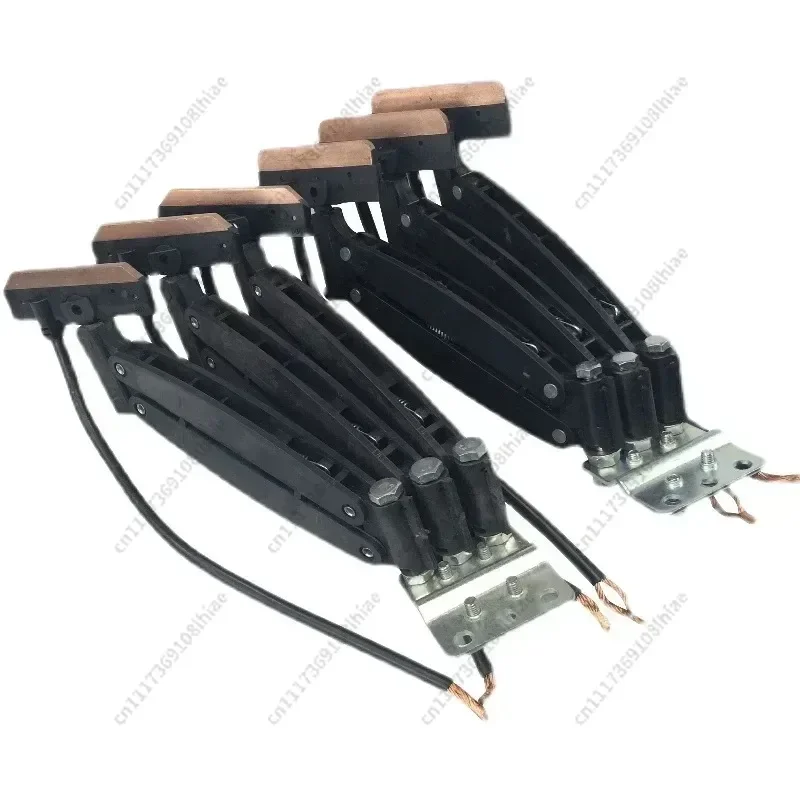 Seamless trolley line Current collector 30A/60A/100A 3P/4P Crane 3-level 4-level trolley line Conductive track Carbon brush