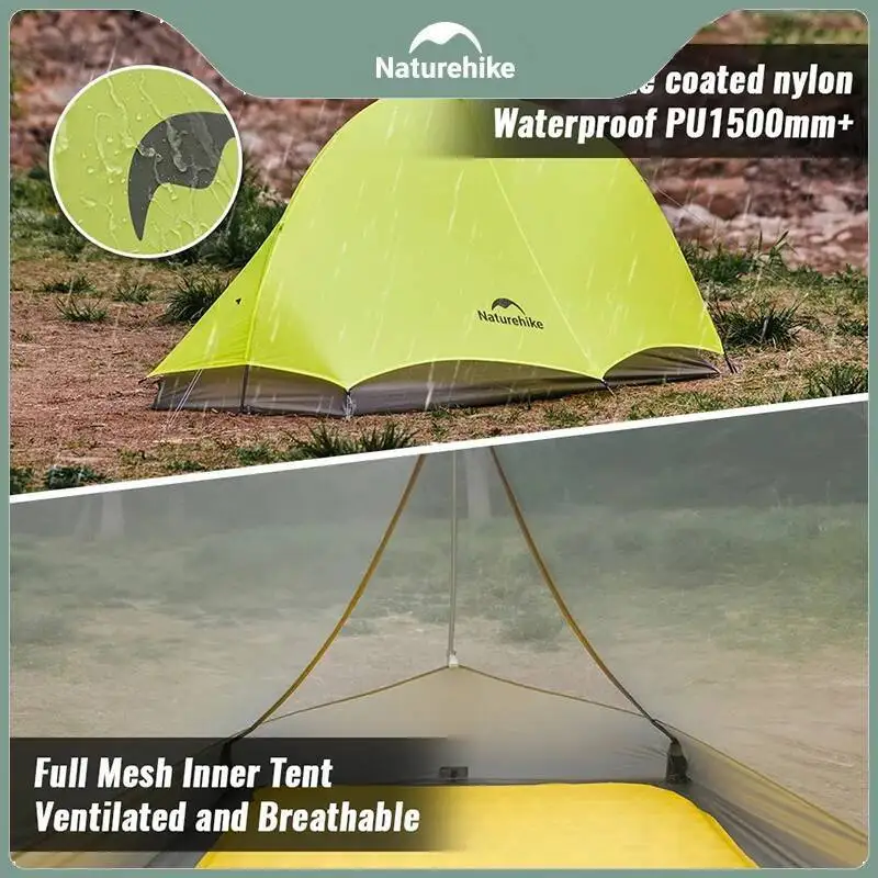 Naturehike スタートレイル EXT 1-2 人用テント超軽量キャンプ