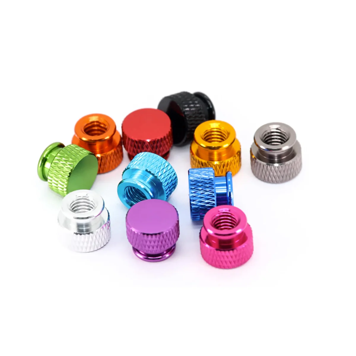 Aluminum Alloy Hand Nut / Computer Case Fixing  Knurled  Nut M3~M6