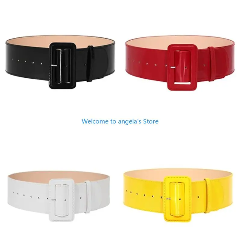 X4yc cinto elástico decorativo para vestidos suéteres preto vermelho acessório estilo