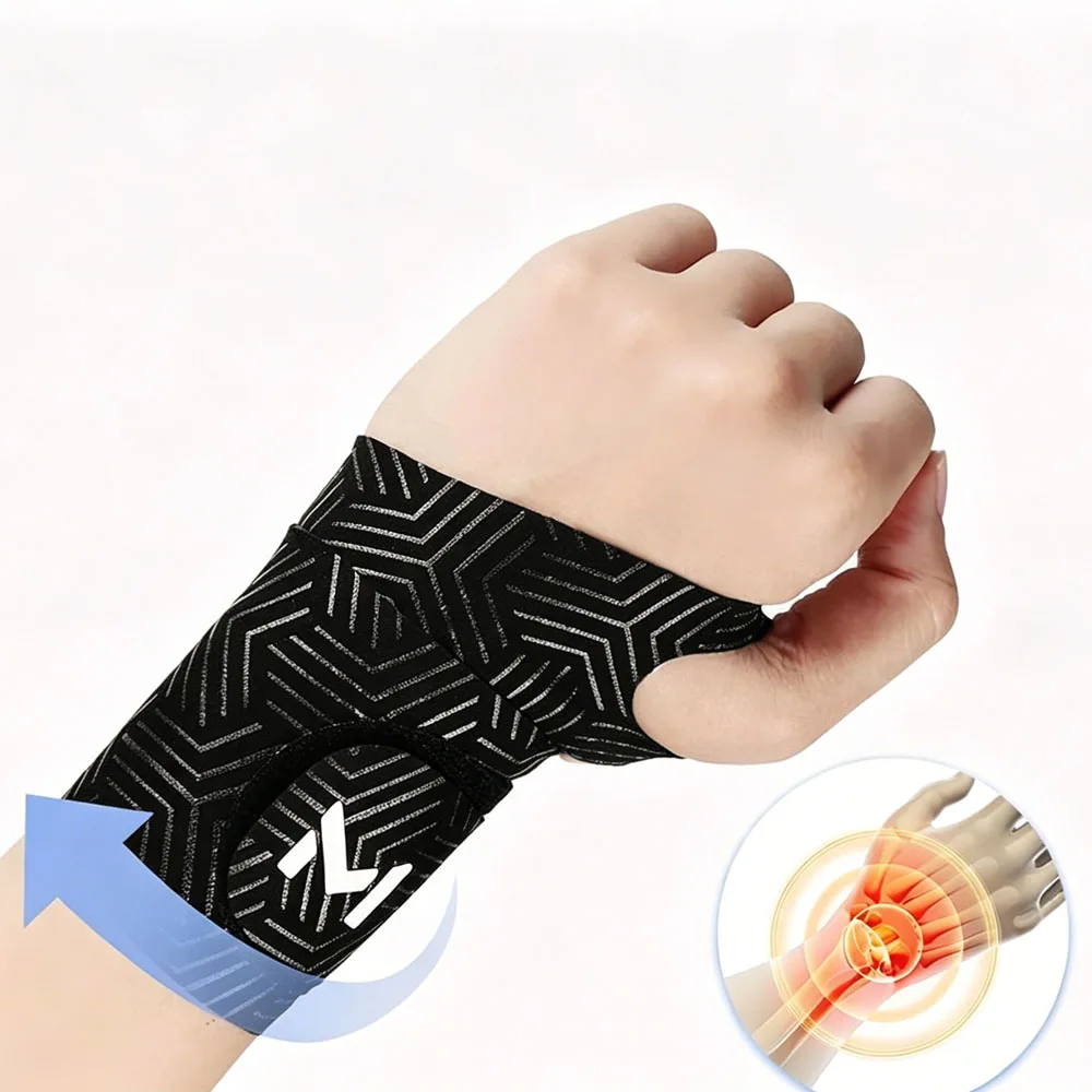 1PCS Fixed Spandex Sport Wrist Guard Wrist Sprain Tendonitis Wristband Ultra Thin Joint Brace Badminton Basketball
