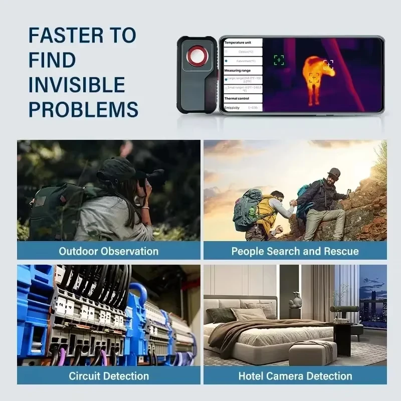 Mini Infrared Thermal Imager Thermal Imging Camera for Android Mobile Phone Support Viedo and Picture USB Type-C
