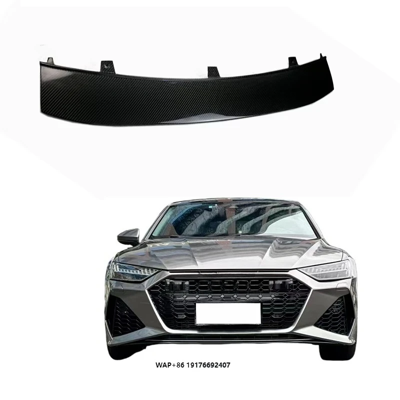 

For 2013 foraudi A7 Carbon Fiber 13-15 0E Carbon Fiber Front Bumper Lower Lip Spoiler Splitter