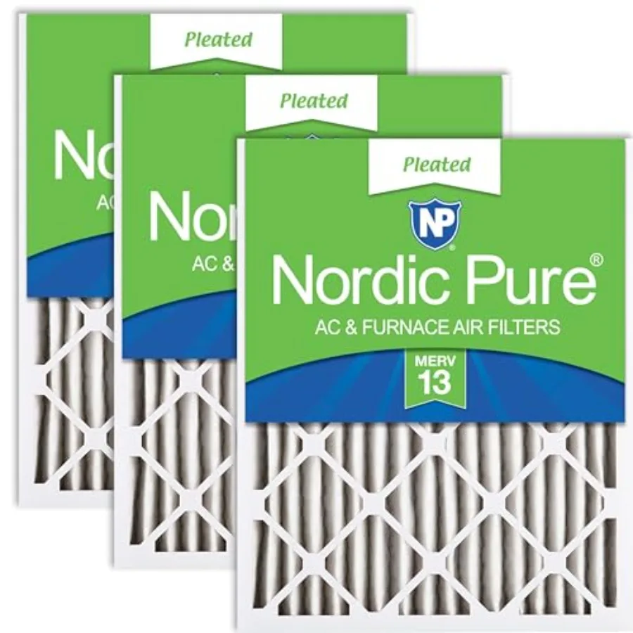 

Плиссированные воздушные фильтры MERV 13, 15x20x2 (14 1/2 x 19 1/2 x 1 3/4 дюйма), 3 штуки в упаковке