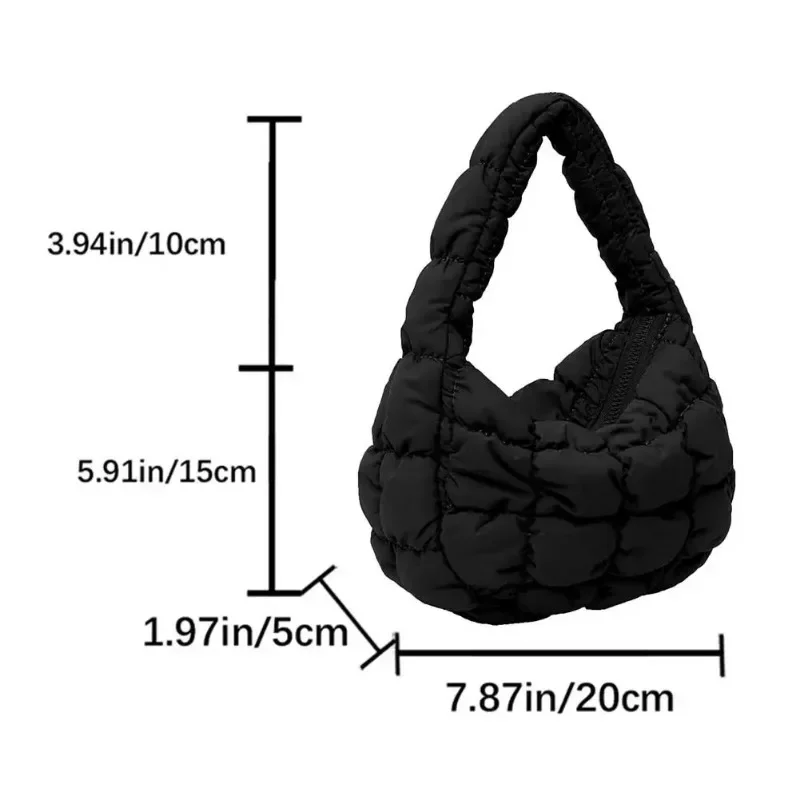 Women\'s Totes Bag Cloud Bag Pleated Underarm Bag Girl Shoulder Crossbody Bags Women Small Tote Bag Quilted Cloud Bag