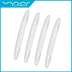 Baseus 4Pcs ประตูรถป้องกัน TPU โปร่งใสอัตโนมัติป้องกันมุมป้องกันสติกเกอร์กันชนประตู Protector อุปกรณ์เสริม