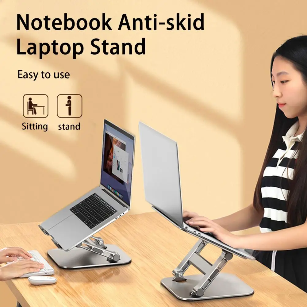 Tablet Stand  Reliable Anti-slip Mat Smooth Edge  Notebook Anti-skid Laptop Stand for Office