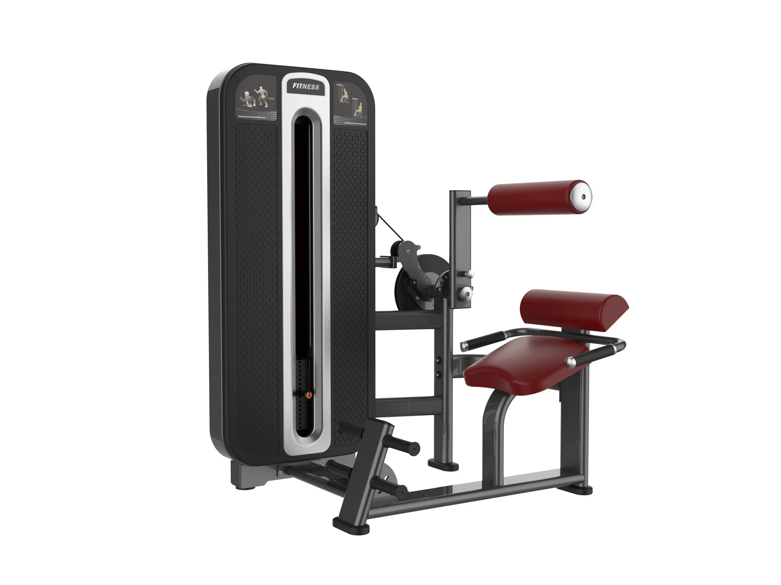 Back Extension+  Abdominal Crunch Commercial Machine For GYM Use