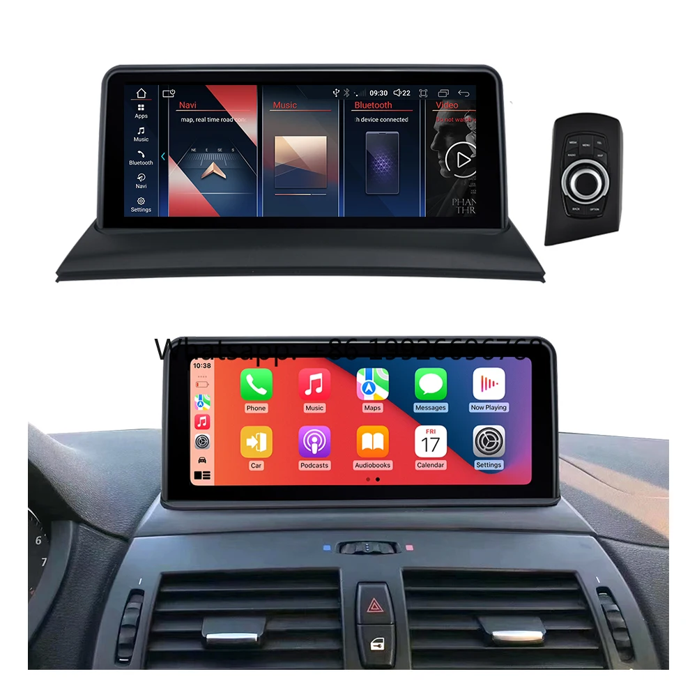 

Android 13 Car Carplay Auto Radio Audio System Screen Navigation GPS Multimedia for Bmw X3 E83 Wifi Carplay 4G