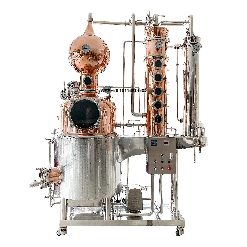 Whisky Distiller Alembic Moonshine Distilling Machine Reflux  Column Distillation  Spirit Distill