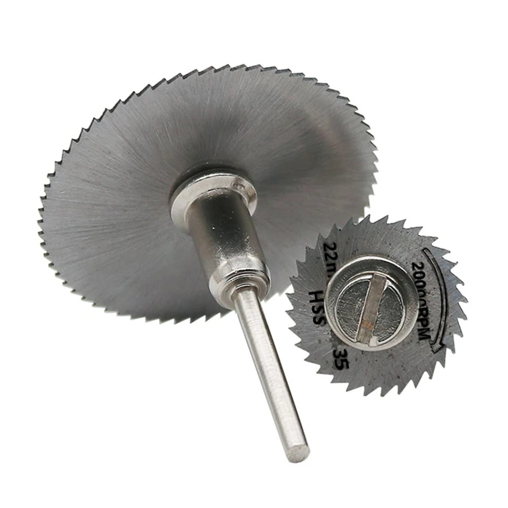 Zilveren Messen Zaagblad Voor Timmerwerk En Ambachten 2 Stuks Metalen Cutter Rotary Tool Gat Diameter 6.35 Mm Dik 0.8 Mm