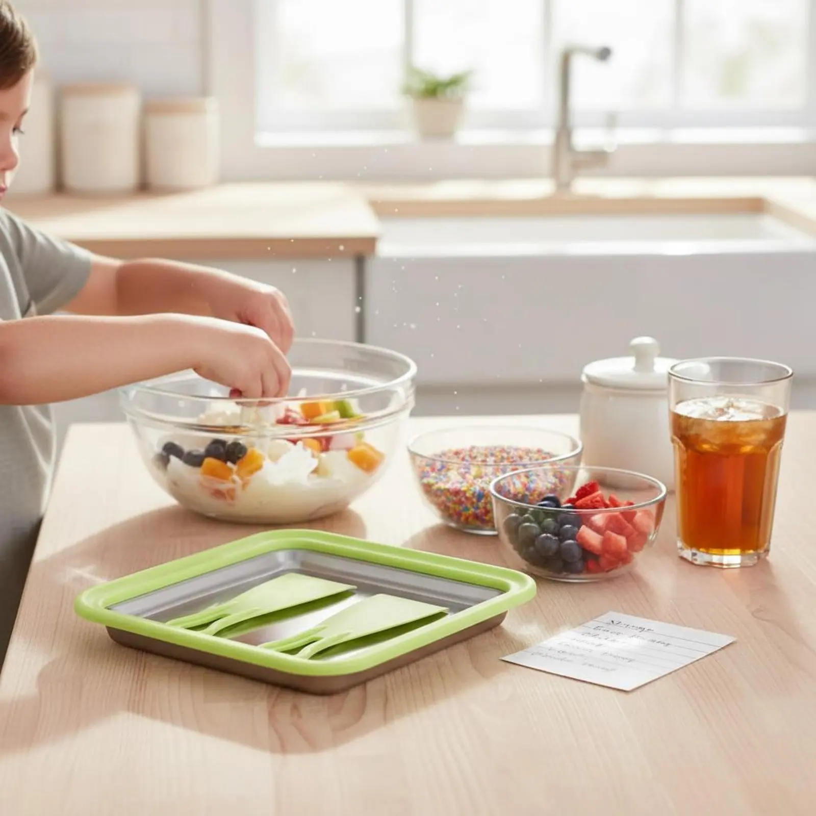 Ice Cream Roll Appliance Electricity-Manual Rolled Ice Cream Appliance DIY Chilled Yogurt Plate Fun
