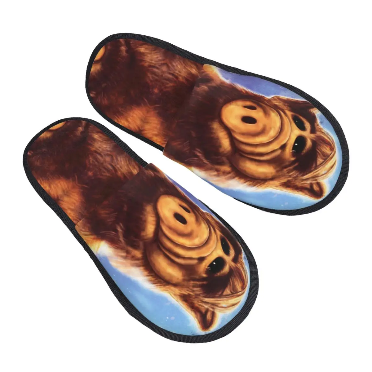 مخصص طباعة المرأة مضحك الخيال العلمي تلفزيوني ألف شبشب منزل لينة الغريبة شكل الحياة رغوة الذاكرة رقيق النعال داخلي في الهواء الطلق الأحذية