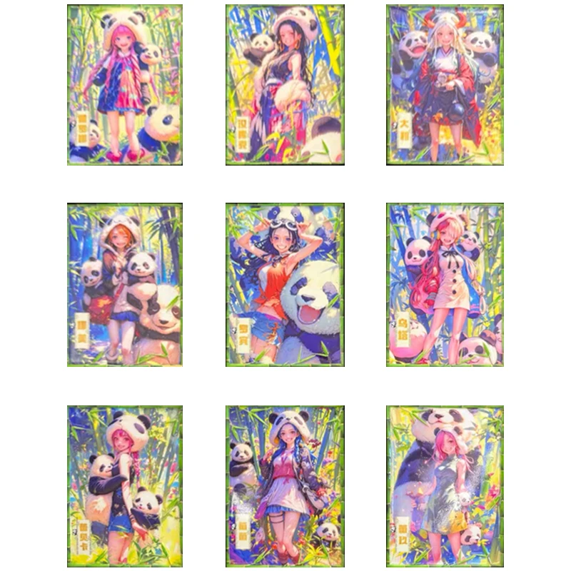 Tarjetas de Metal de una pieza de Anime Hancock Uta Nami Robin Yamato Vivi Perona, tarjetas de colección, regalos de Navidad y cumpleaños, juguetes para niños