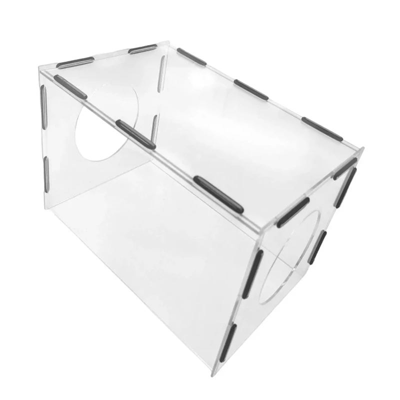 Enclosed Grinding Dust Box Cover Dustproof Transparent Acrylic Dust Hood Polishing Dust Hood For Sculpturing Buffing, Durable