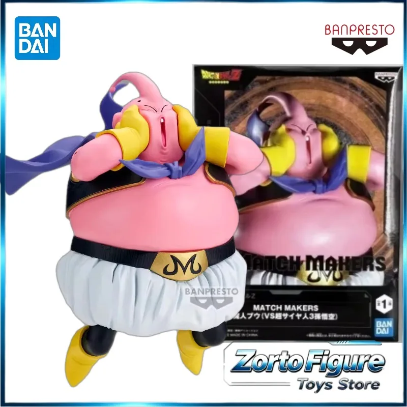 In Stock Original Bandai Banpresto Dragon Ball Z MATCH MAKERS Super Saiyan 3 Majin Buu Prize Figure Anime Collectible Model Toys