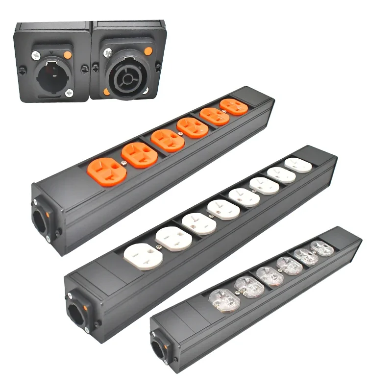 NAC3MPA NAC3MPB high-end American socket power strip 2-12 unit aviation input and output port 20A