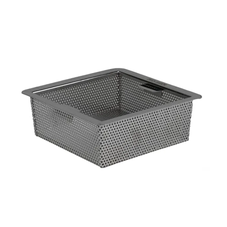 

8.5in x 8.5in x 3in Square Perforated Stainless Steel Floor Drain Strainer Ideal for Restaurants Commercial Kitchens Manufactur