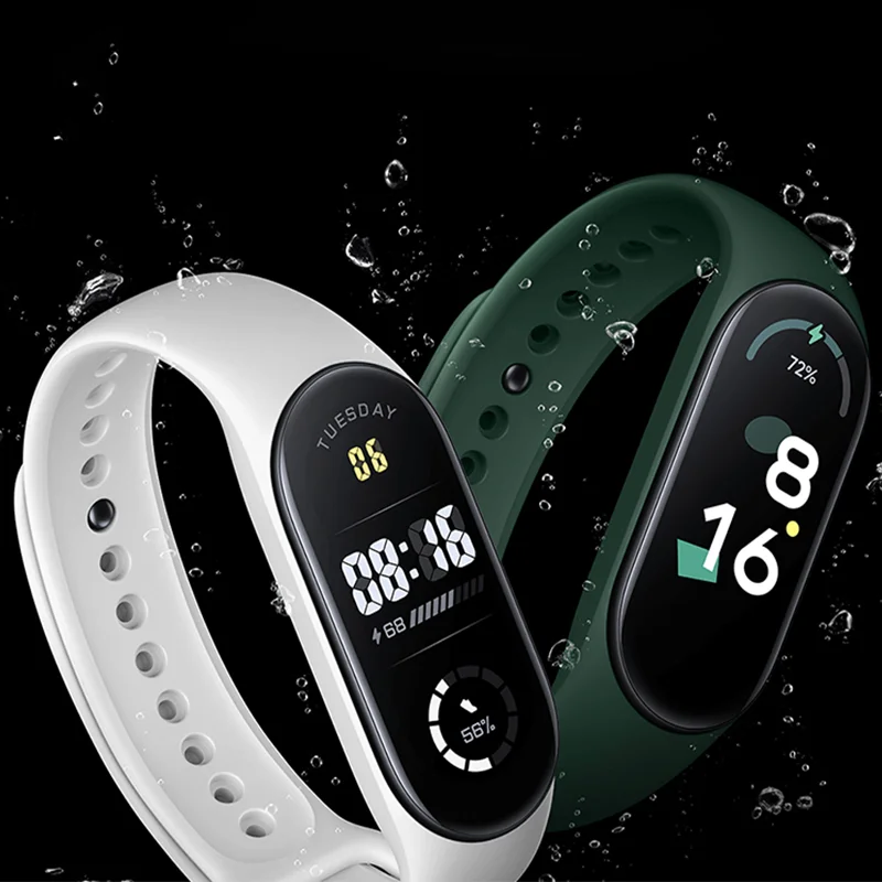 Correa de silicona para Xiaomi Mi band, pulsera deportiva de repuesto para modelos 7, 6, 4, 3 y 5