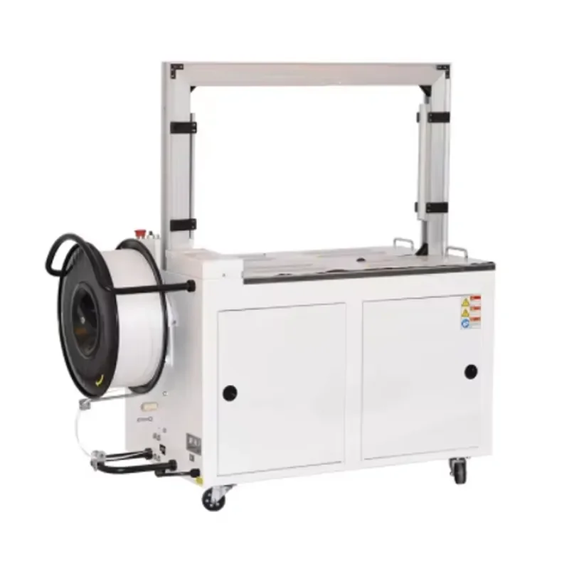 for Food Beverage Clothing Manufacturers Wholesale Automatic Electric Polypropylene Strapping Machine PLC Motor Parts Box