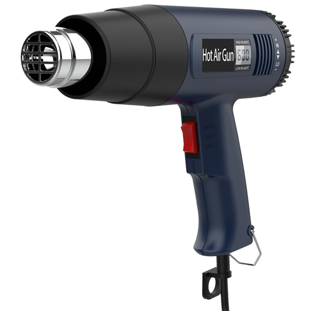 220V 2000W Electric Heater Heat Gun Variable Temperature for Professional Hot Air Gun of Shrinking PVC, Degumming, Desoldering