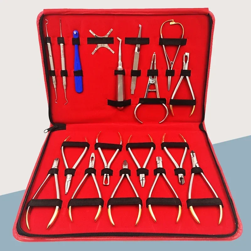 

Dentist Orthodontic Tools Kit Orthodontic Pliers Forming Pliers Archwire Orthodontic Set