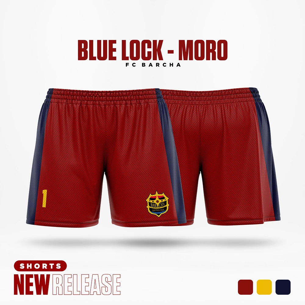 

Пользовательские 2025 Blue Lock FC Barcha, мультфильм, аниме, Джерси, мужские шорты, футбольные шорты для косплея Bachira, спортивные детские плавки