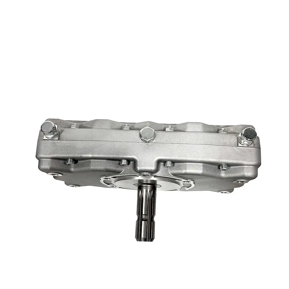Aluminium Hydraulic  Gearbox 35KW KM850 Series Two Output Shaft Multiplier for Farm Machinery