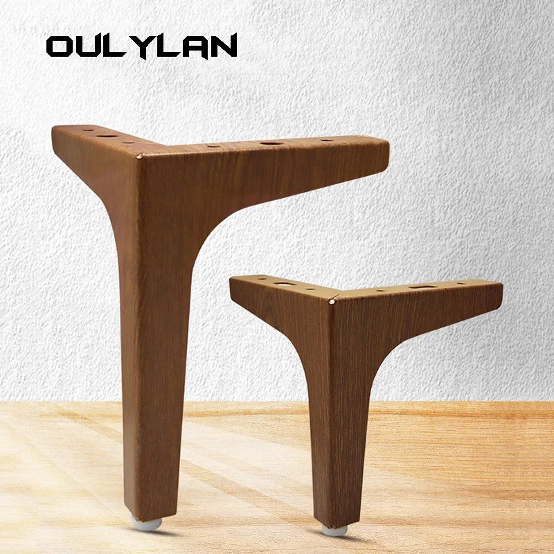 4Pcs Solid Wood Furniture Legs Height 10/13/15/17 CM Cone Sofa Bed Chair and Cabinet Table Replacement Feet Sloping Foot