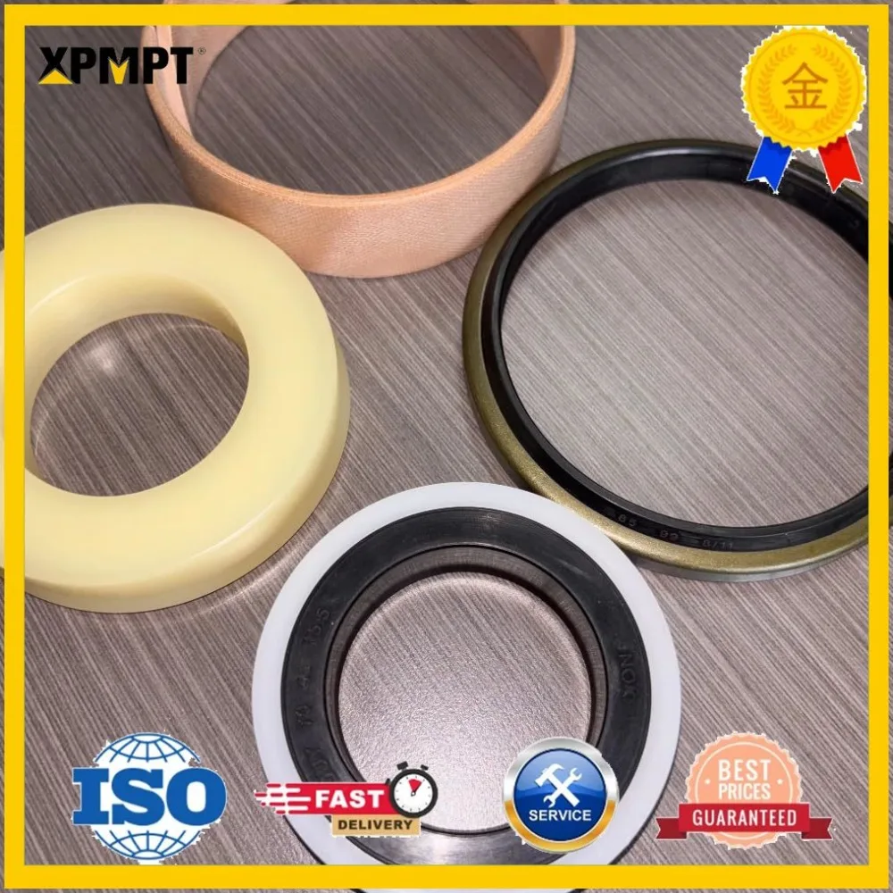 Track Adjuster Cylinder Seal Kit Compatible with Komatsu PC100-3, PC100-5 High-Load Work Applications