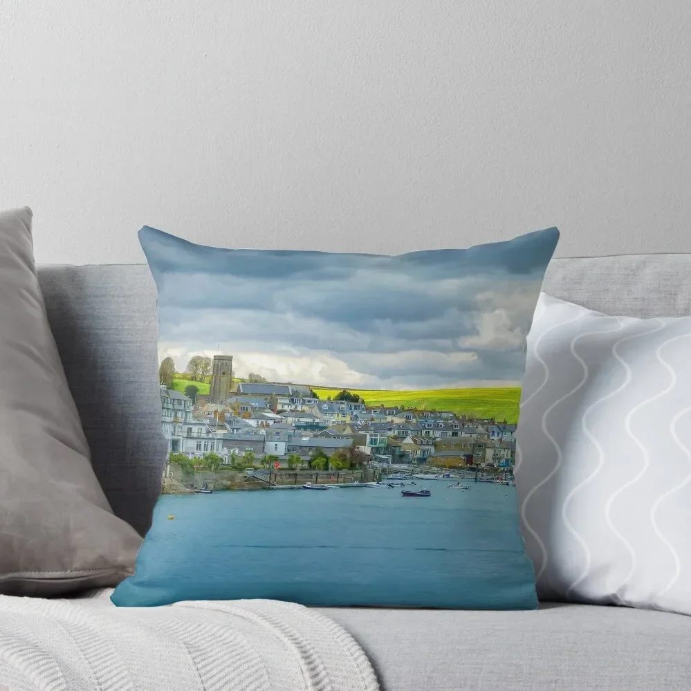 Overlooking Salcombe Throw Pillow covers for pillows pillow cover luxury Pillow