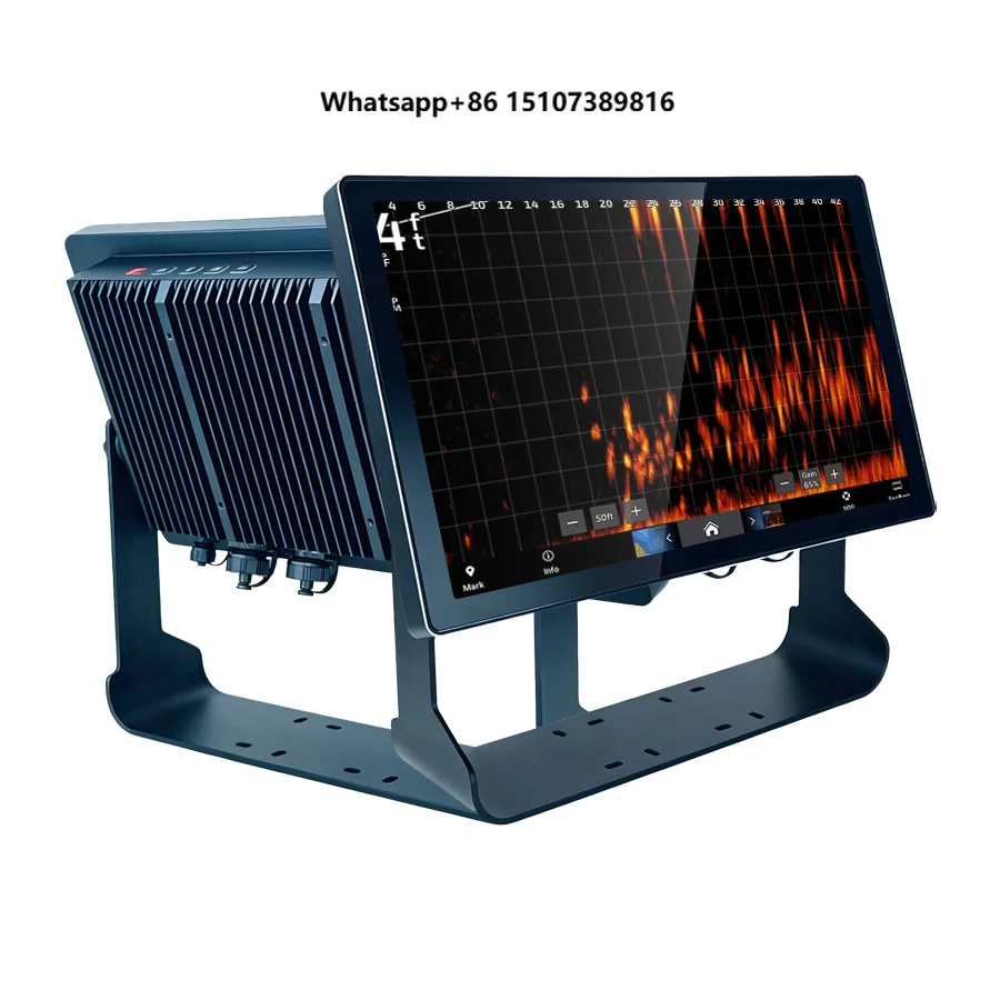 Stock 16 Inch Sunlight Readable Boat Touch Expansion Screen, Optional 1000/1500 Nits for Garmin Lure Boat