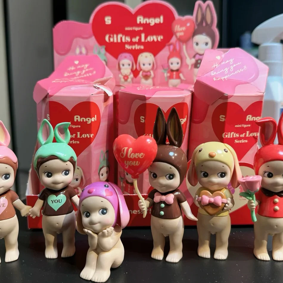 Nieuwe Party Angel Valentijnsdag Serie Blind Box Auto Decoratie Desktop Computer Scherm Cupido Hand Mode Pop Verjaardagscadeau