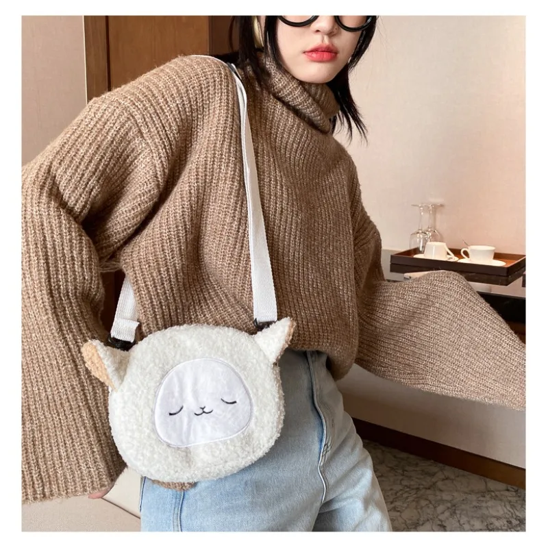 Women Crossbody Bag New Cute Doll Ladies Shoulder Bag Fashion Western Style Small Round Student Mobile Phone Crossbody Bag